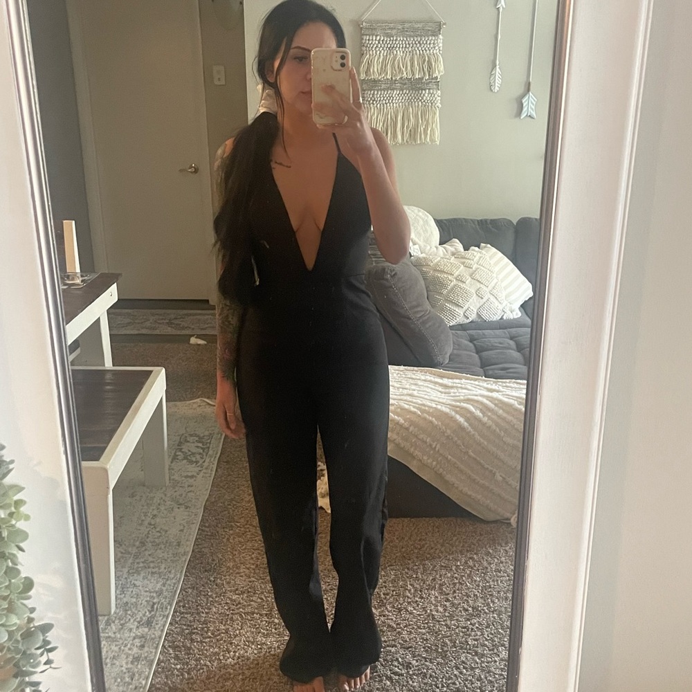 Black formal jumpsuit